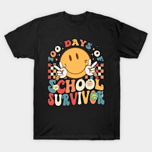 Happy 100 Day of School Survivor T-Shirt